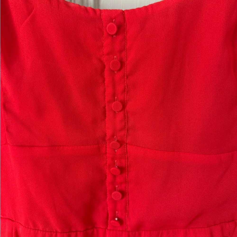 Abercrombie & Fitch Red Spaghetti-Strap Maxi Dress - Picture 2 of 4